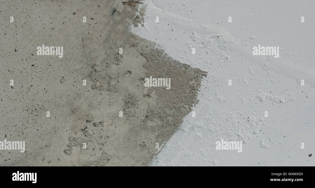 Painted Concrete Ceiling Into White Stock Photo 188544617 Alamy