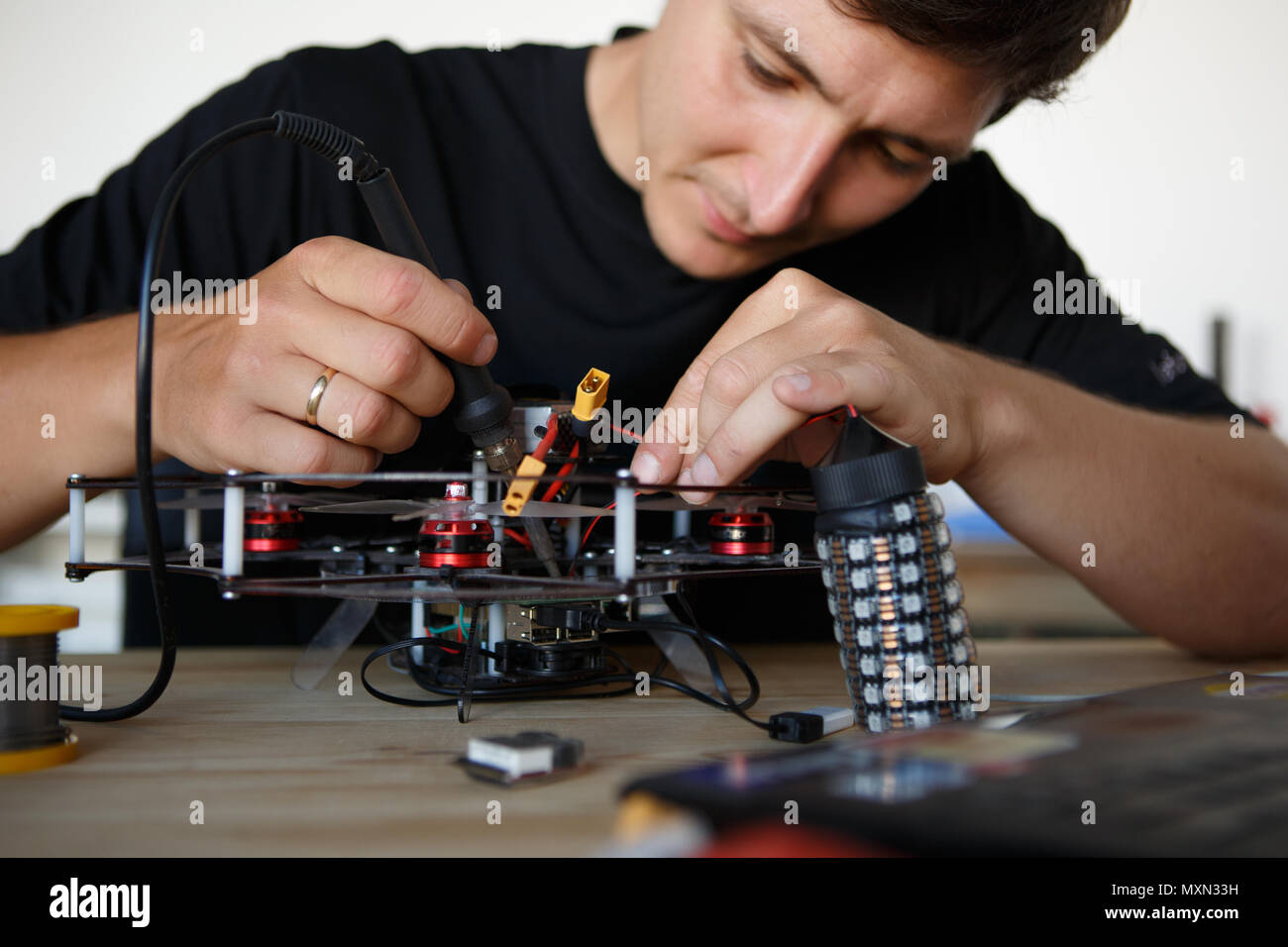 Photo of with soldering iron chipping mechanism Stock Photo Alamy