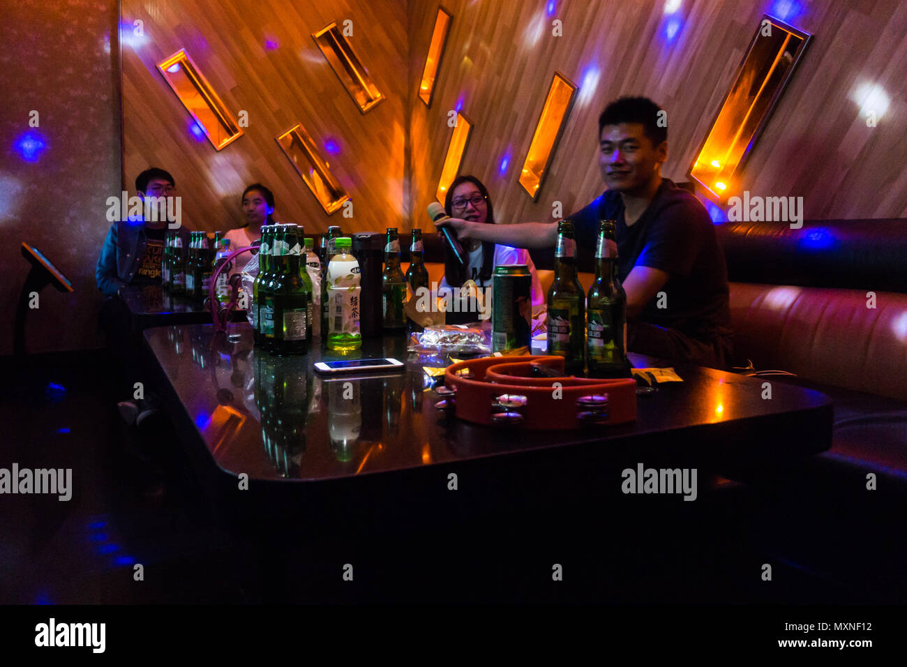 XI'AN, CHINA - MAY 14, 2018:Friends at the Party in the KTV in China Stock  Photo - Alamy