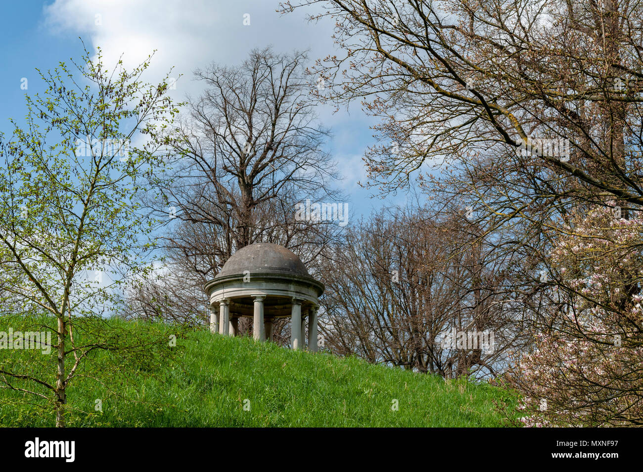 London, UK - April 2018: Summer day at Kew Gardens, a botanical garden in southwest London Stock Photo