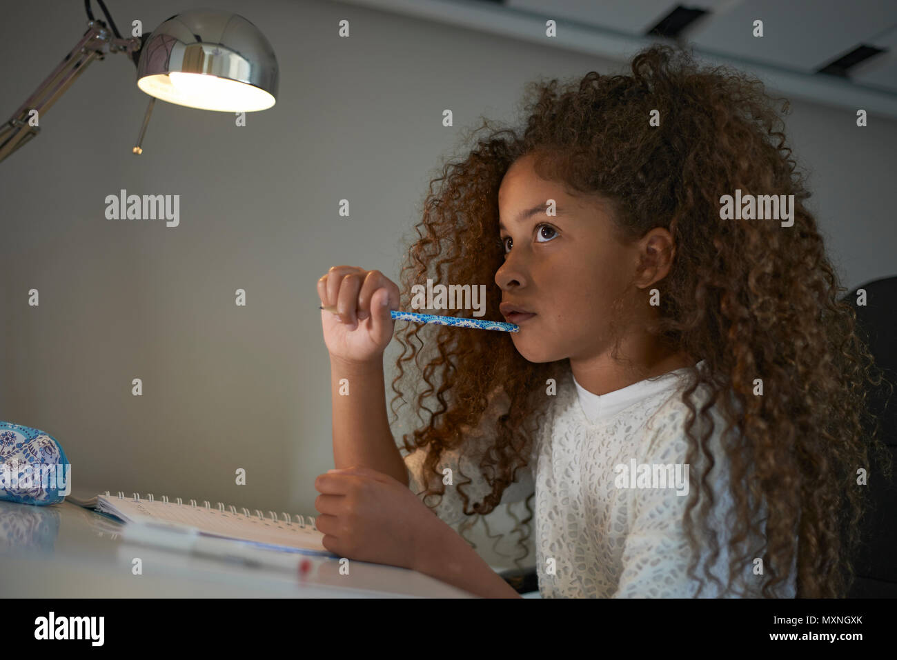 Preteen Homework Stock Photos Preteen Homework Stock Images Alamy