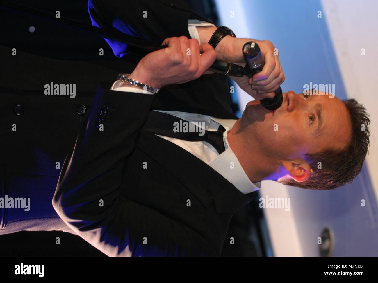 Manchester,uk, Opera singer russel watson performs at Trafford Centre credit Ian Fairbrother/Alamy Stock Photos Stock Photo