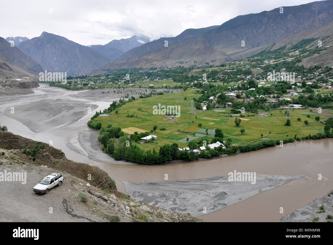 Pakistan,  Swat valley, landscape Stock Photo