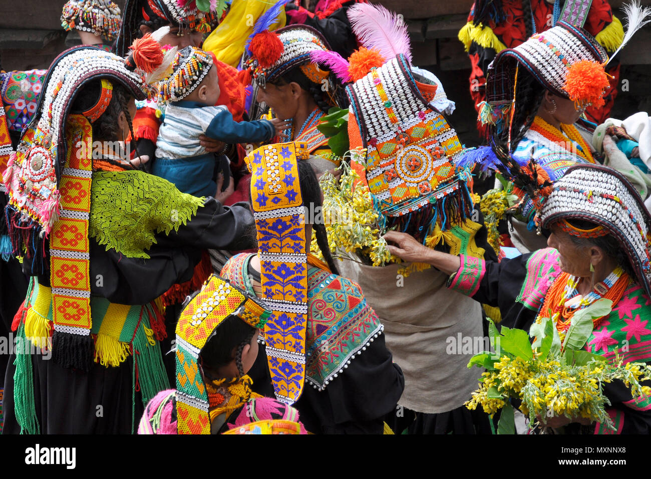 Pakistan, Rambur village Stock Photo - Alamy