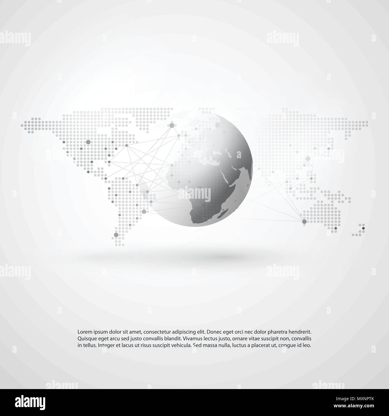 Cloud Computing and Networks Concept with World Map - Global Resources ...