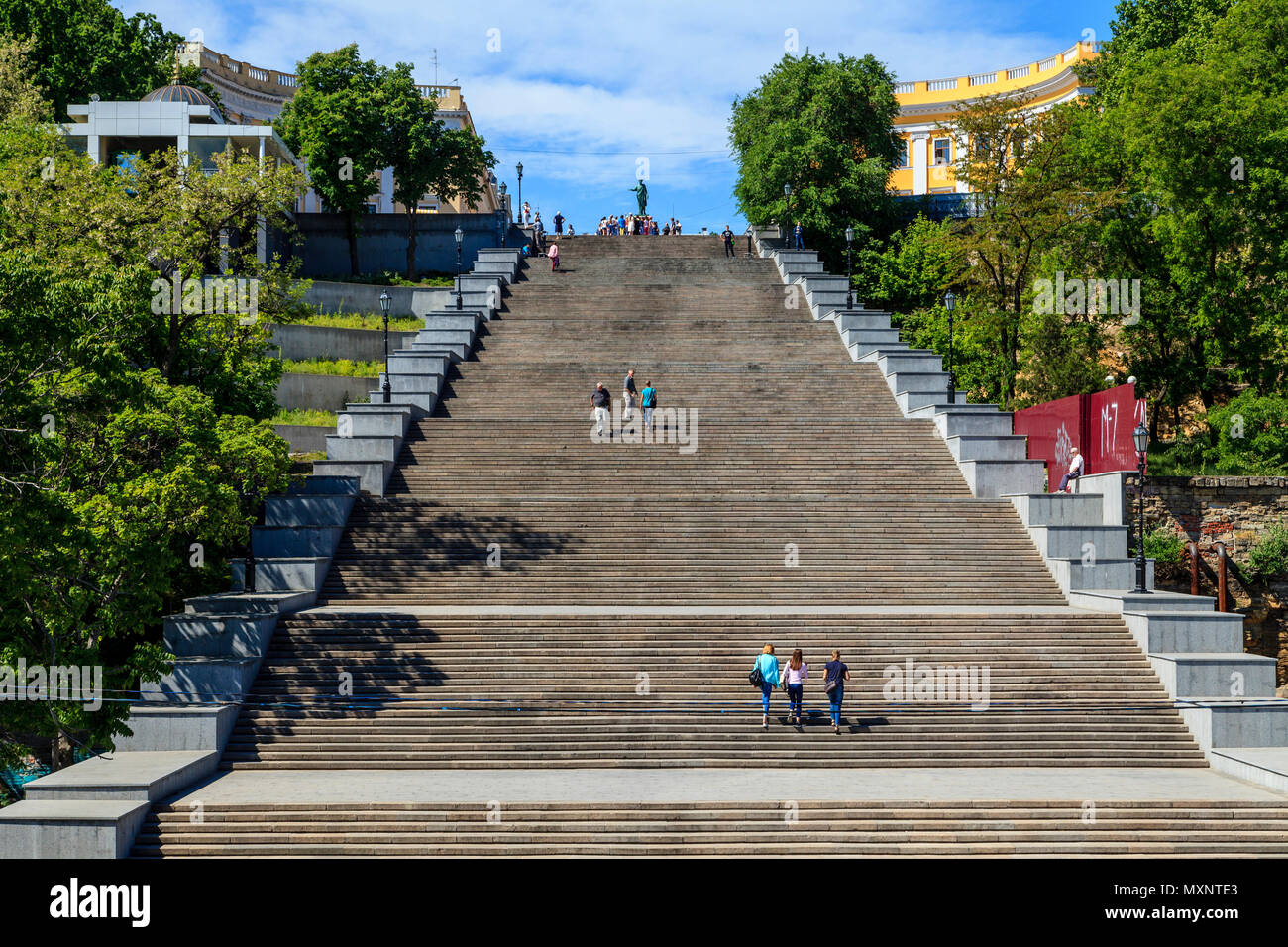 The Potemkin Stairs, Odessa, Ukraine Stock Photo