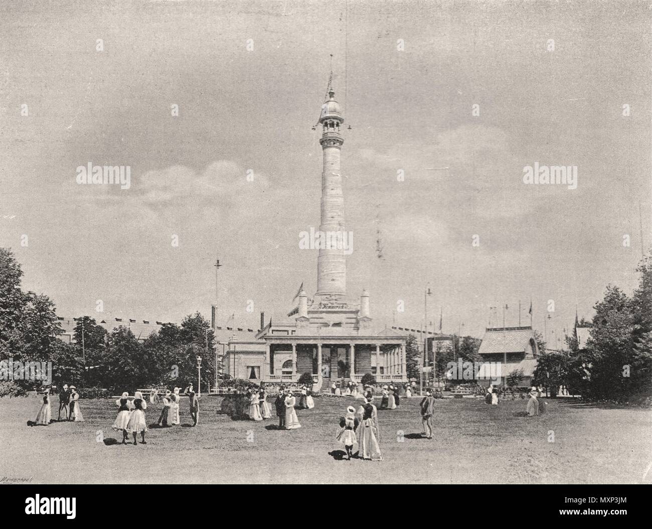Tower of the Kemmerich Meat Extract Company. Antwerp 1894. The
