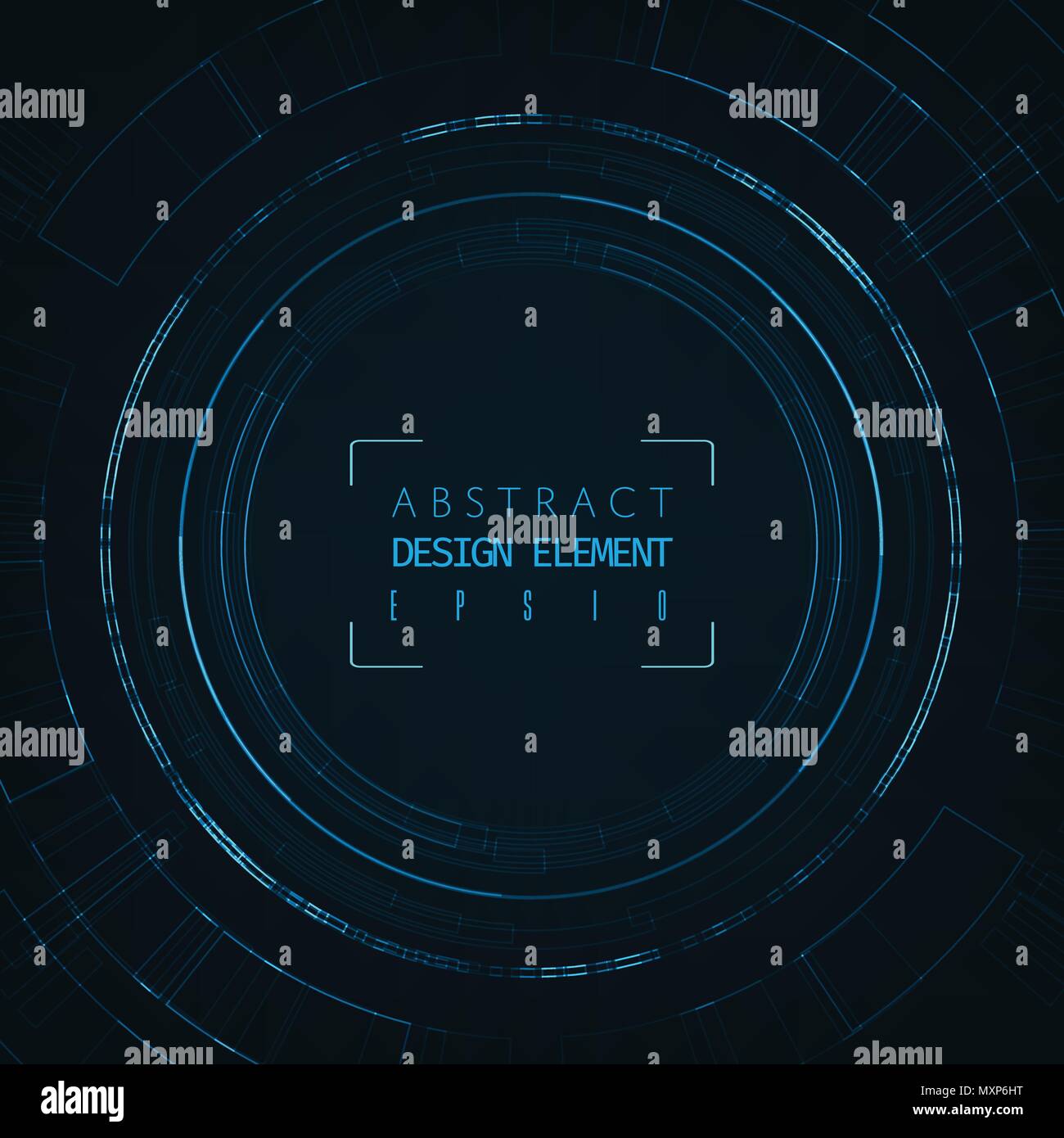 Abstract futuristic digital technology background. Illustration Vector ...