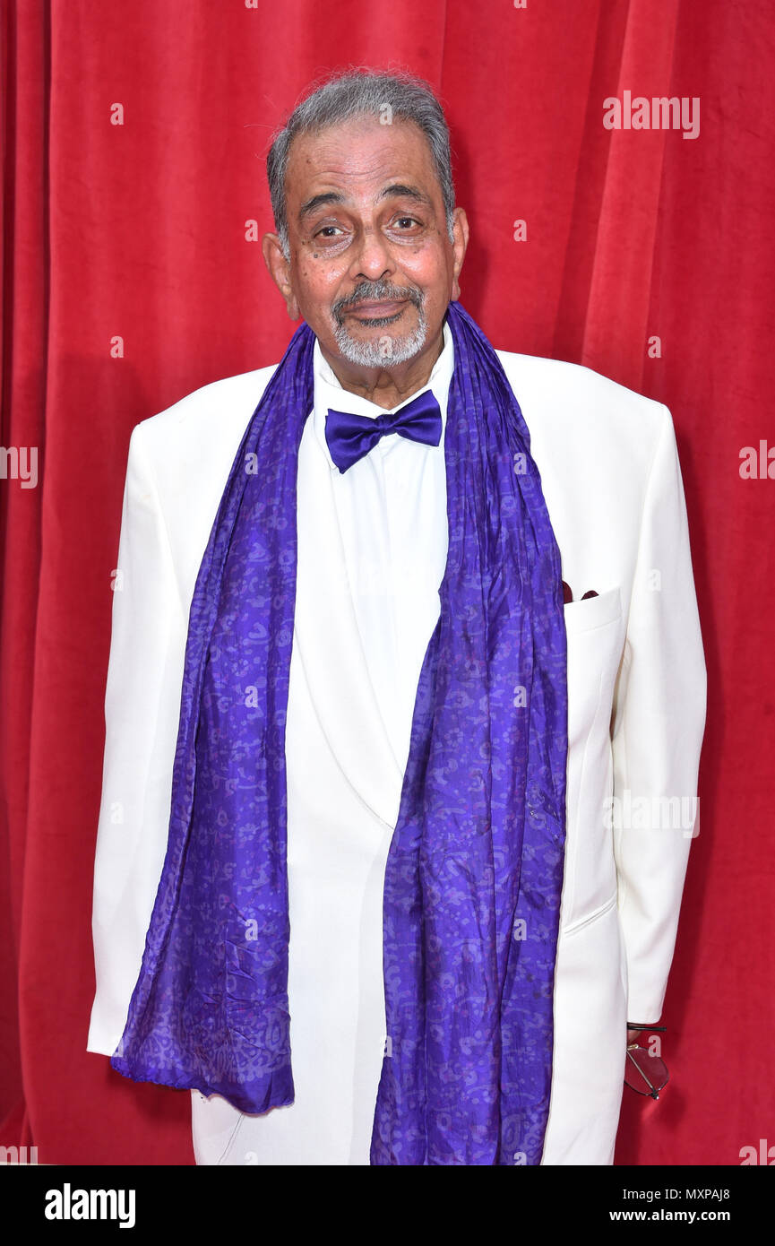 Madhav Sharma attending the British Soap Awards 2018 held at The Hackney Empire, London. Stock Photo