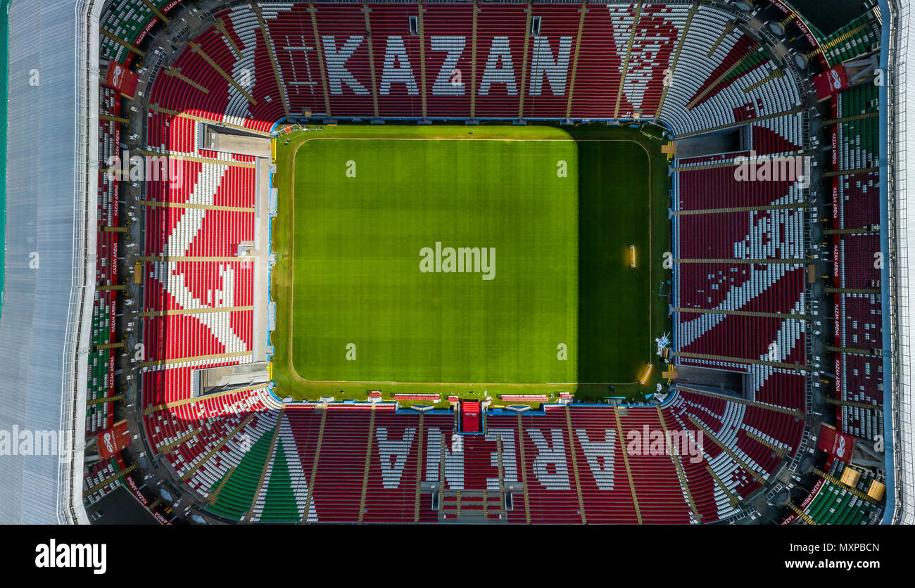 Aerial image of Kazan Arena, Kazan, Russia Stock Photo - Alamy