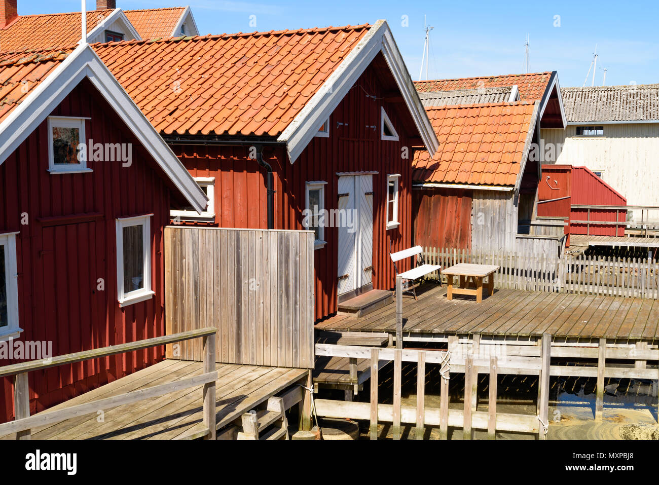 Old Wooden Fishing Sheds Turned Into Vacation Cabins Outdoor