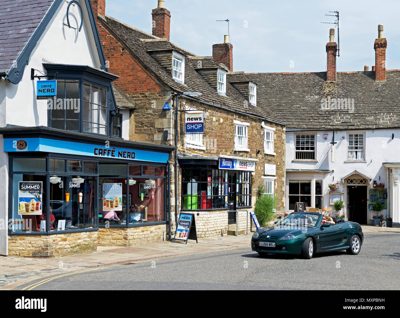 Sports car in Oakham, Rutland, England UK Stock Photo Alamy