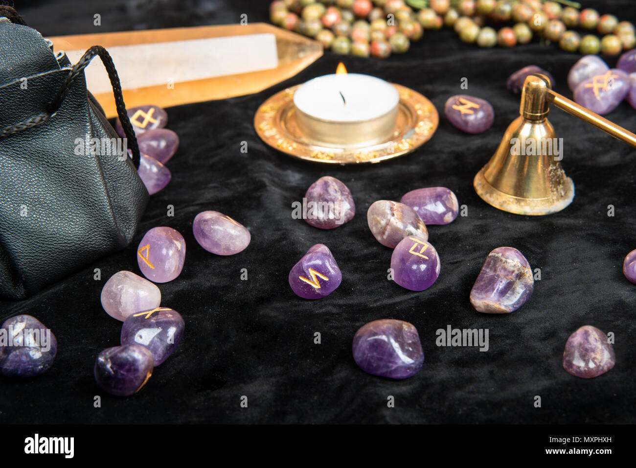 Viking runes horn hi-res stock photography and images - Alamy