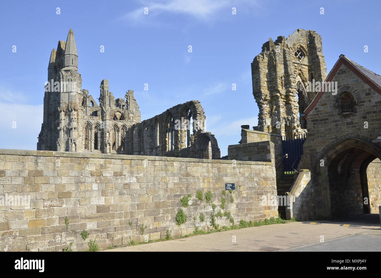 Whitby Part Part of Whitby Abbey Stock Photo - Alamy