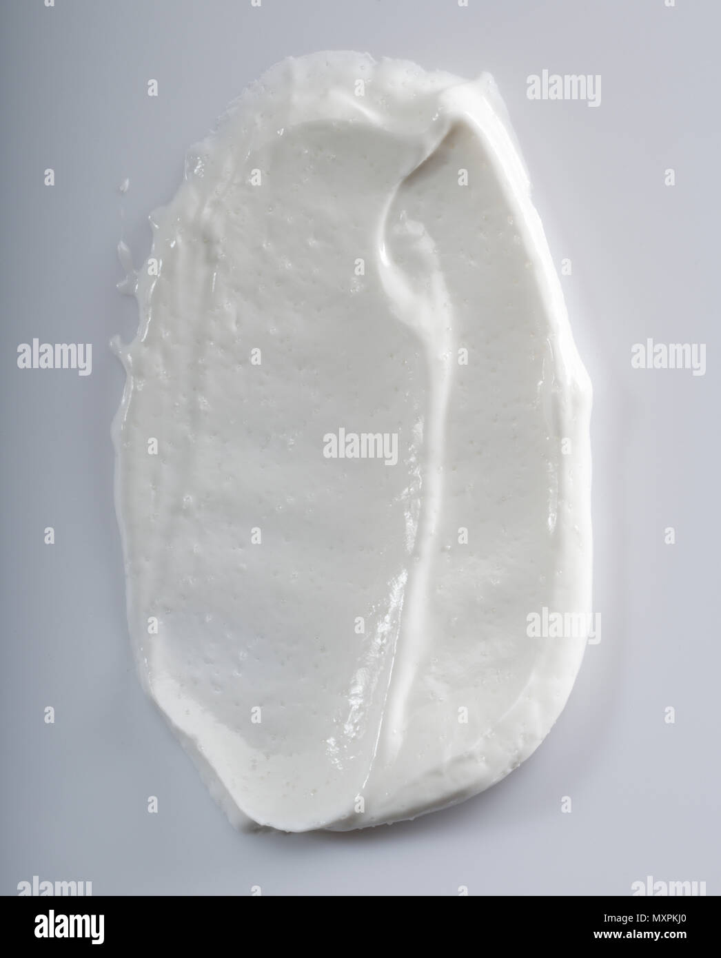 White coloured face cream. Stock Photo