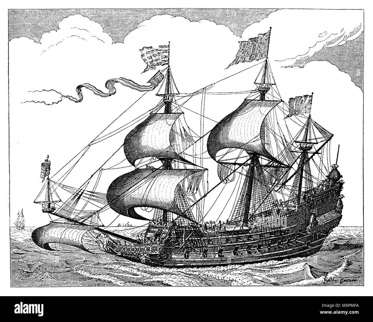 Merchant ship 16th century hi-res stock photography and images - Alamy