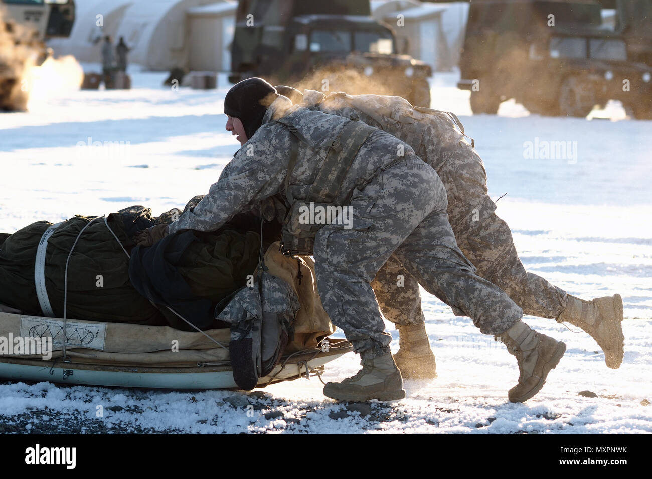 Soldiers assigned to the 17th Combat Sustainment Support Battalion, U.S