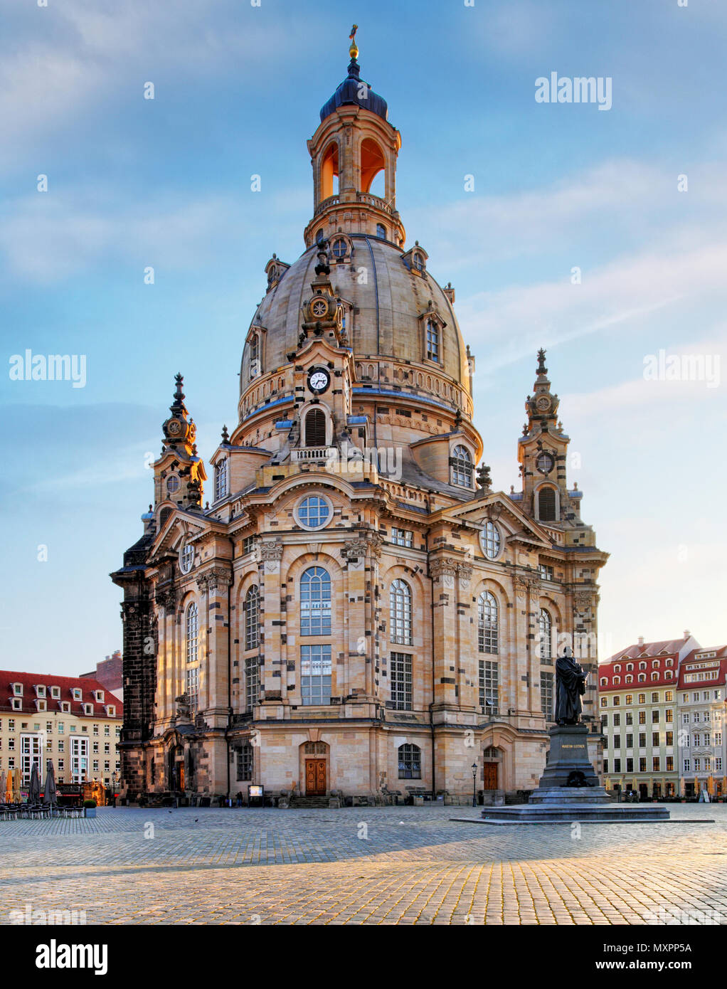 Dresden, Frauenkirche Church - Germany Stock Photo