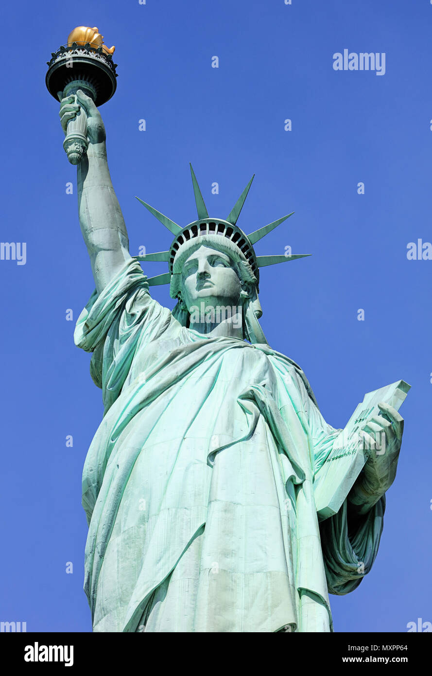 New York City, Statue of Liberty, USA Stock Photo