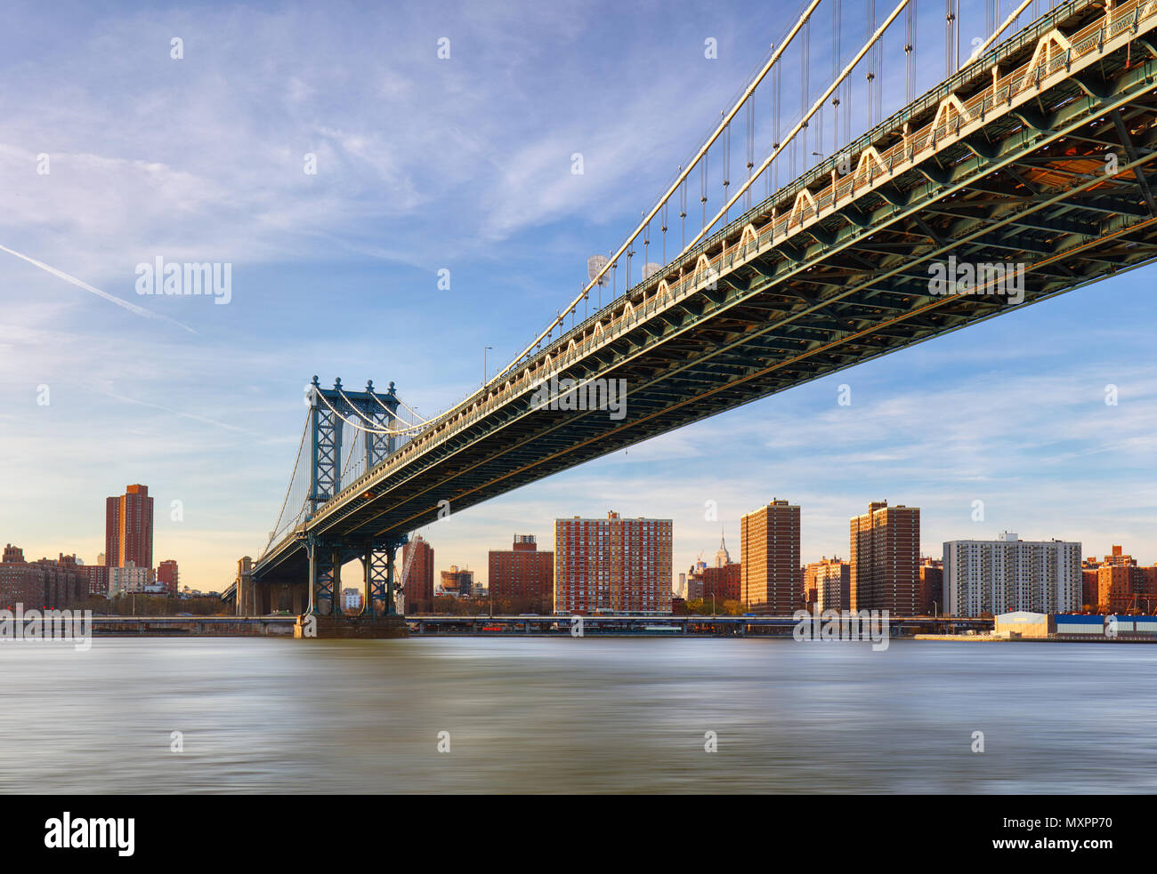 Manhattan bridge Stock Photo