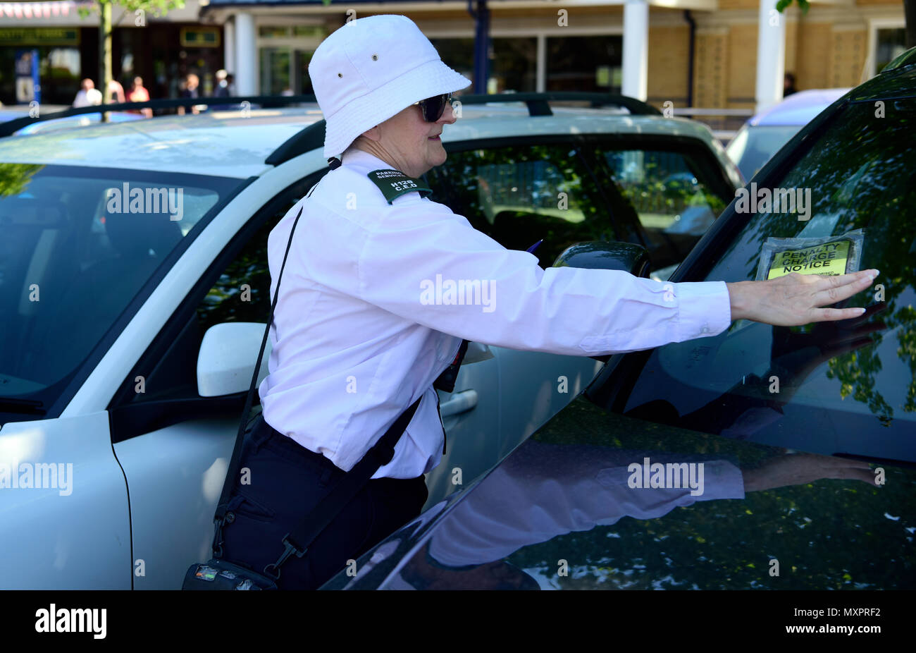 Car park attendant hires stock photography and images Alamy
