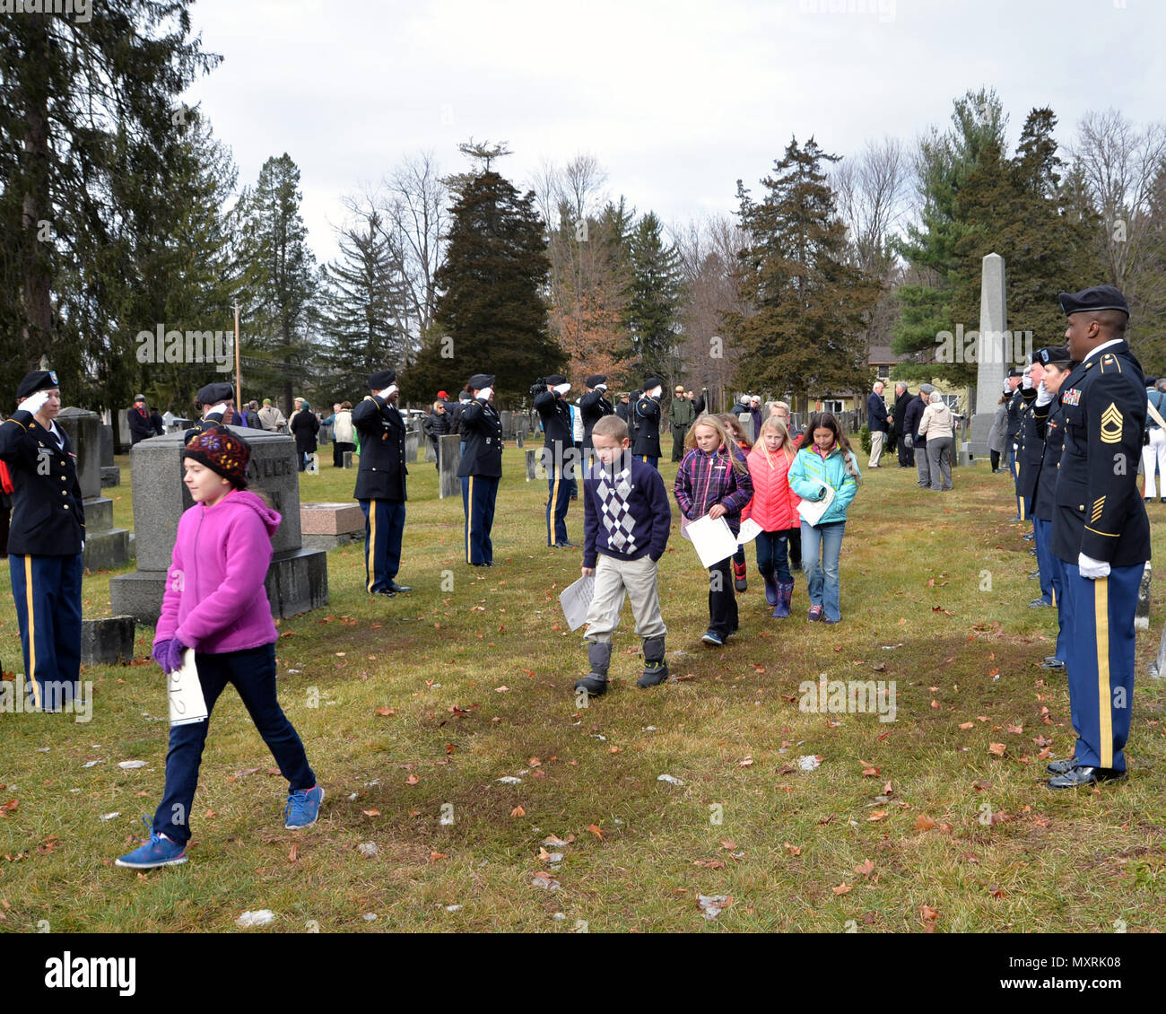 Fourth grade students from Kinderhook's Ichabod Crane Elementary School