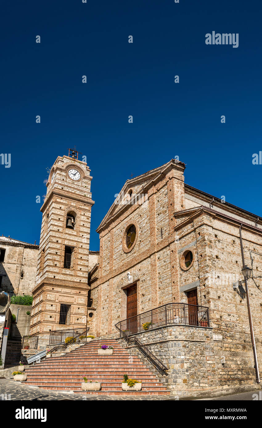 Chiesa San Pietro Apostolo Church In Town Of Cerchiara Di Calabria Southern Apennines Pollino National Park Calabria Italy Stock Photo Alamy