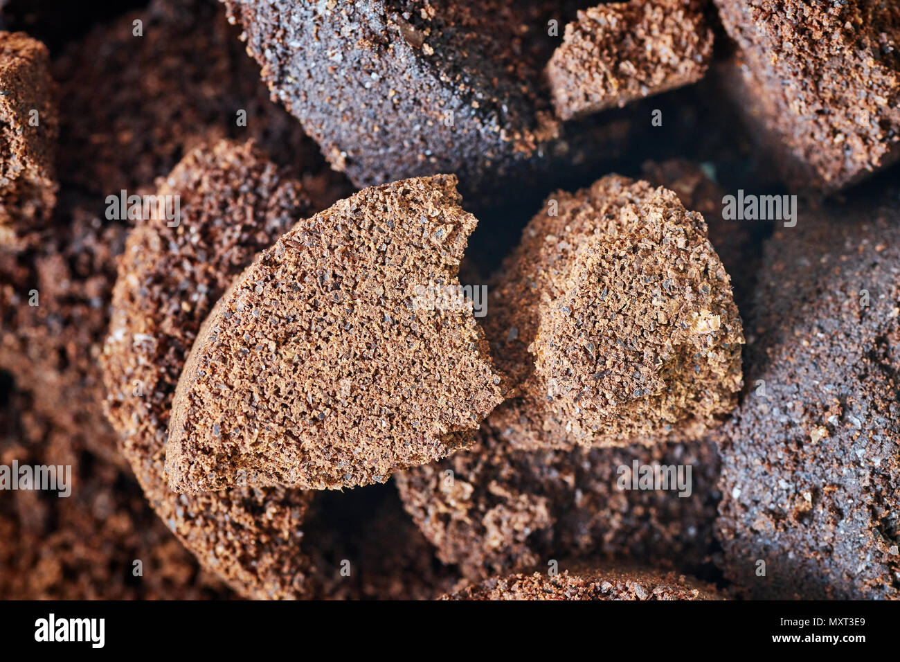 Espresso coffee grounds hi-res stock photography and images - Alamy