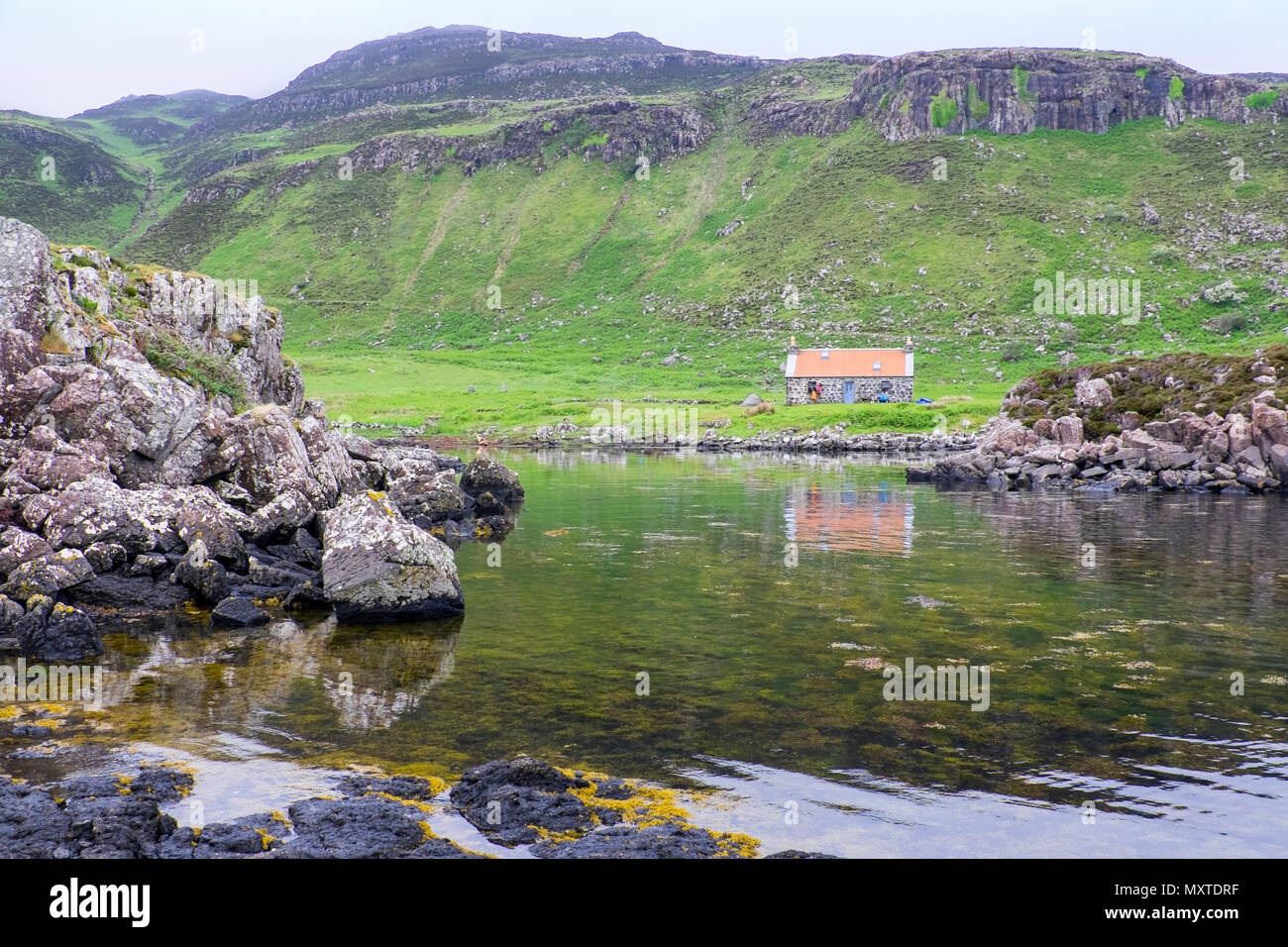 Remote Cottage Bothy On The Island Of Ulva On The West Coast Of