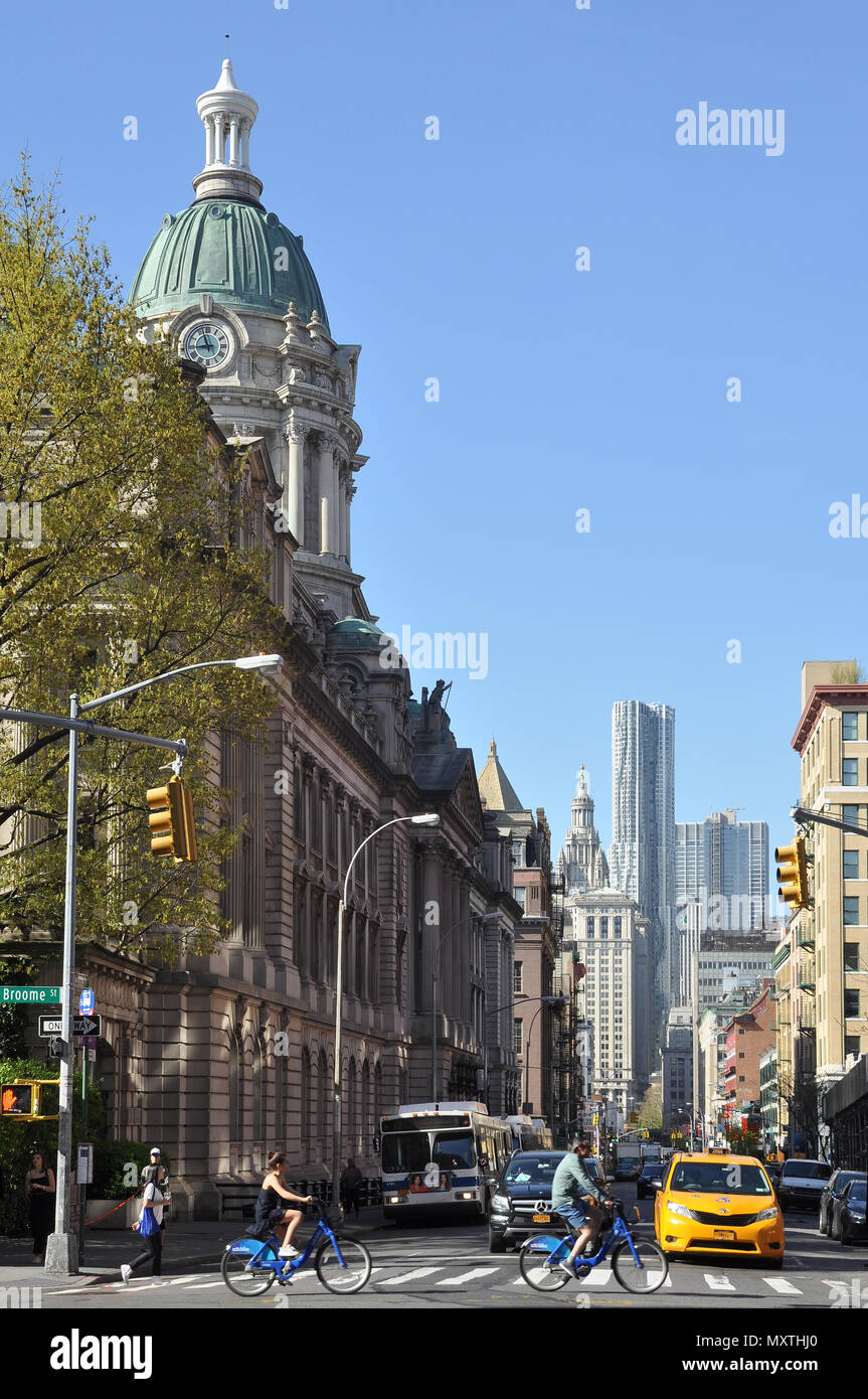 New York City streets, Manhattan, NYC Stock Photo