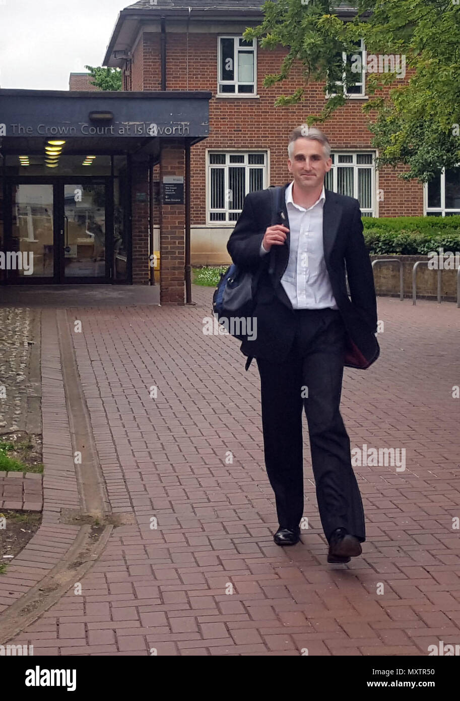 Christof King, 39, of Mowbray Road, Brent leaves Isleworth Crown Court