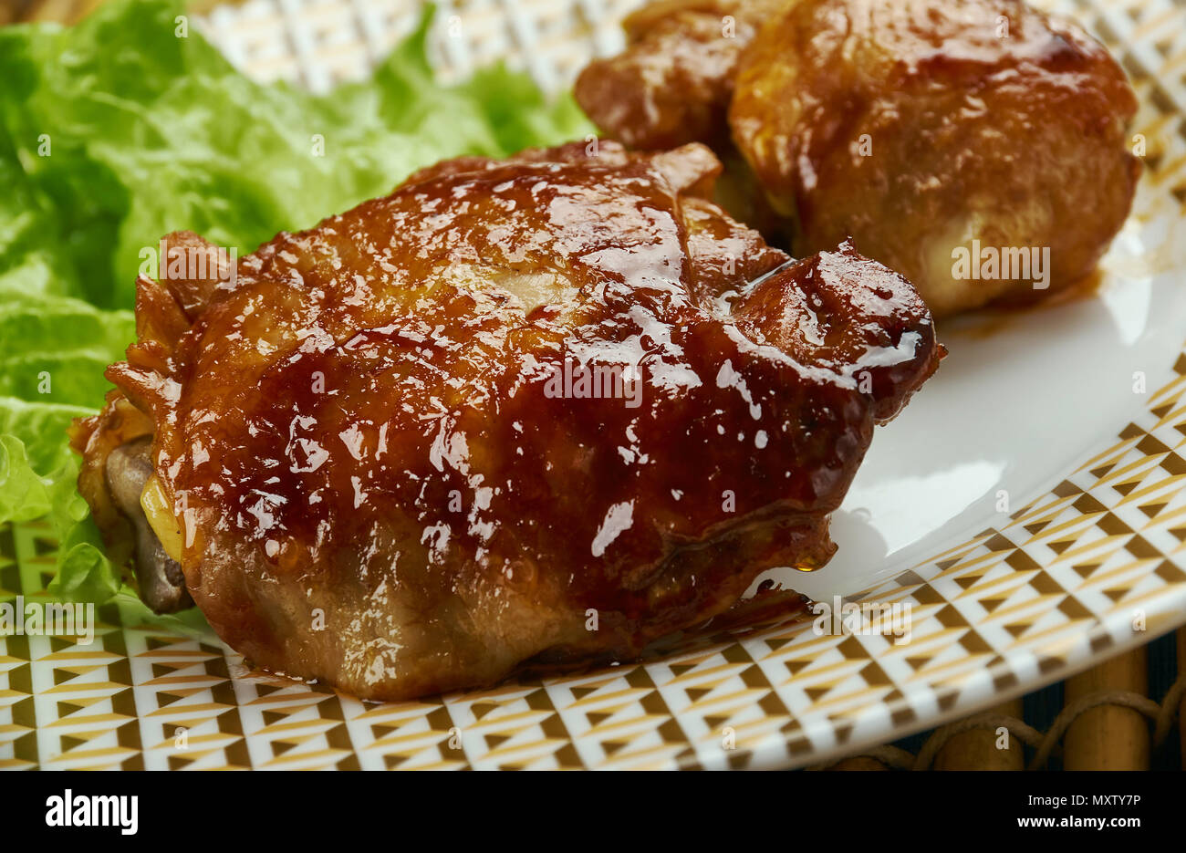 Cheerwine Barbeque BBQ Chicken , Texas South Chicken Stock Photo Alamy