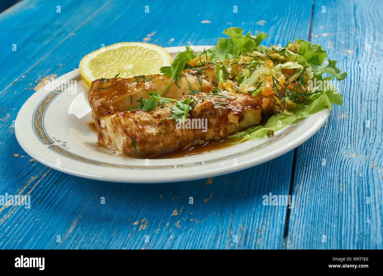Cajun Blackened Cod, homemade version with chili powder, paprika, onion ...