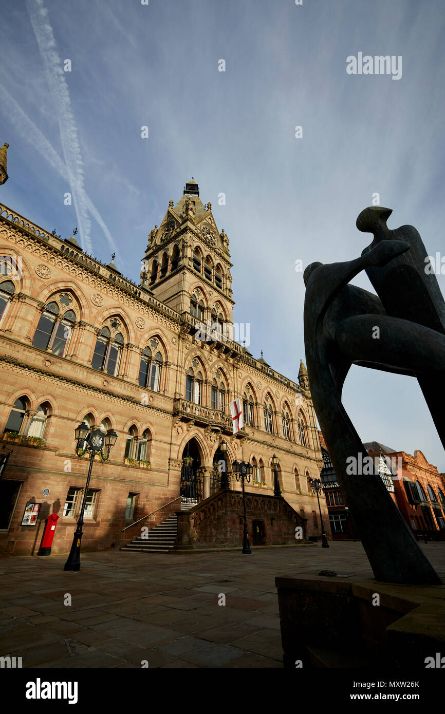Landmark Gothic Revival Chester Town Hall Northgate Street city of