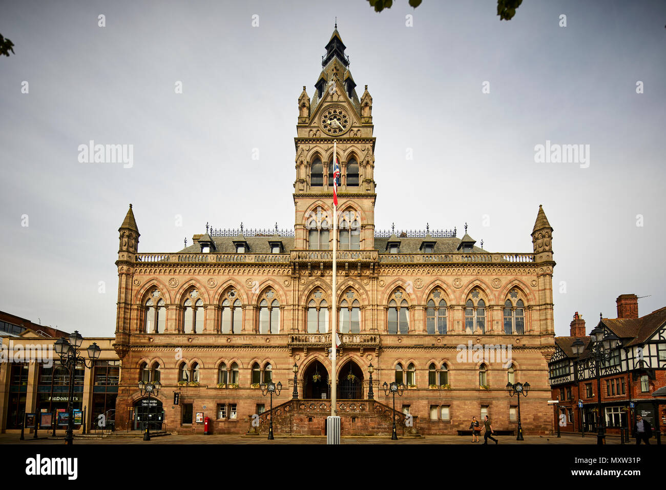 Landmark Gothic Revival Chester Town Hall Northgate Street city of