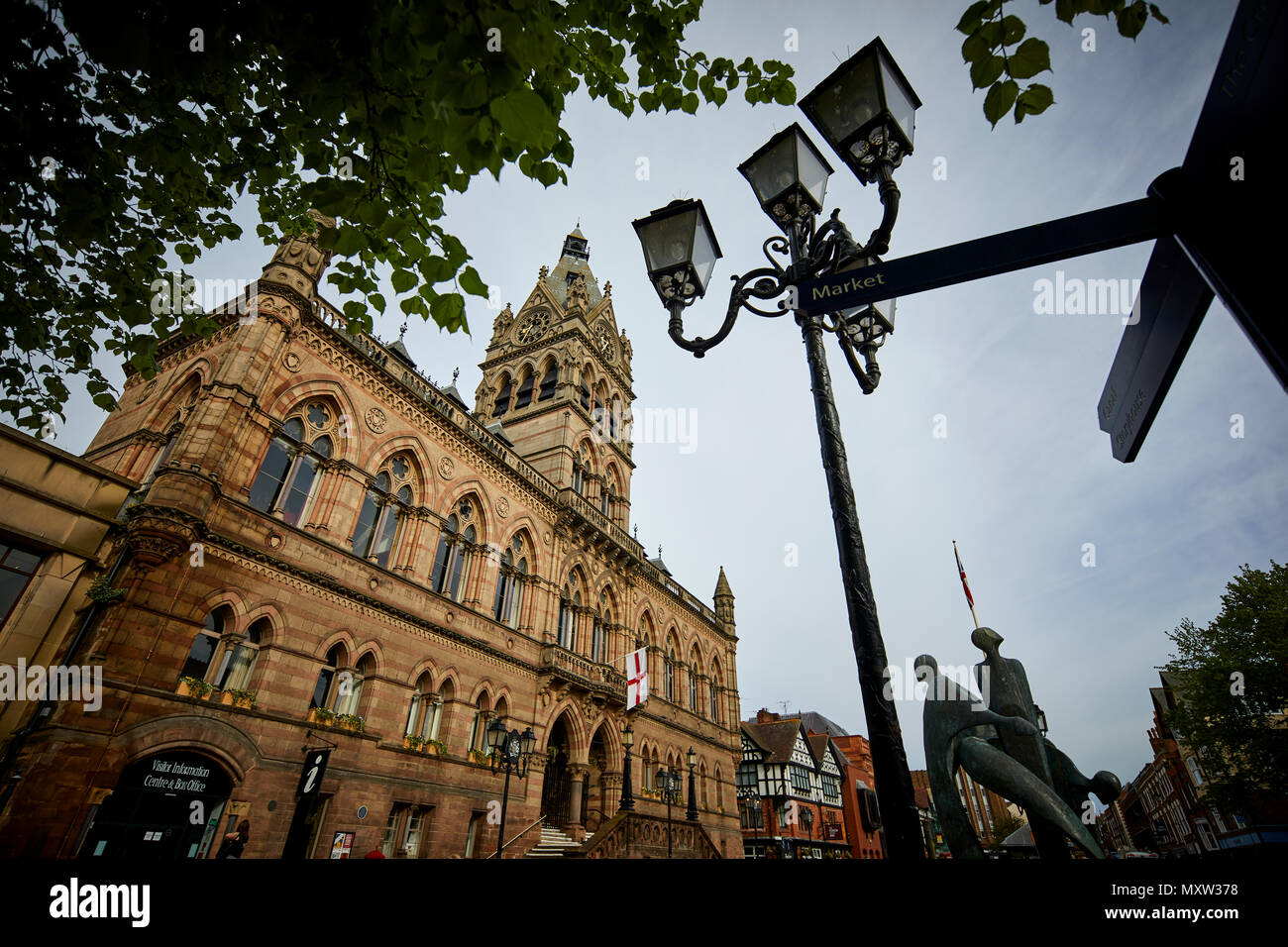 Landmark Gothic Revival Chester Town Hall Northgate Street city of