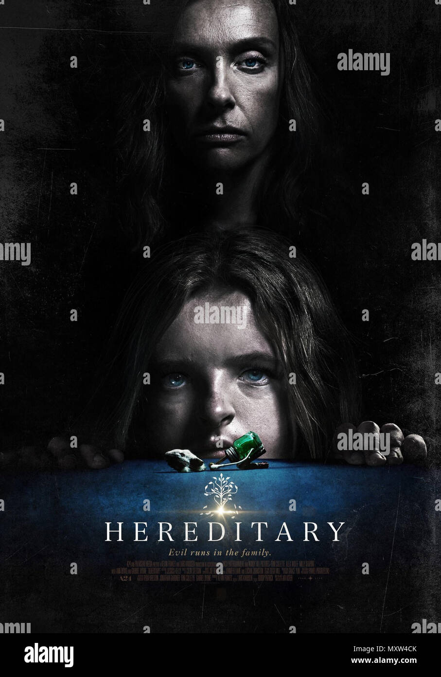 HEREDITARY, US poster, from left: Toni Collette, Milly Shapiro, 2018 ...