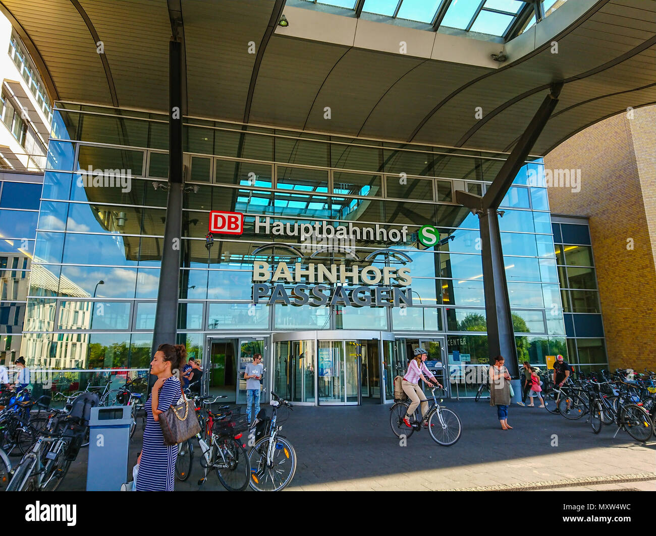 Potsdam Central Train station Stock Photo Alamy