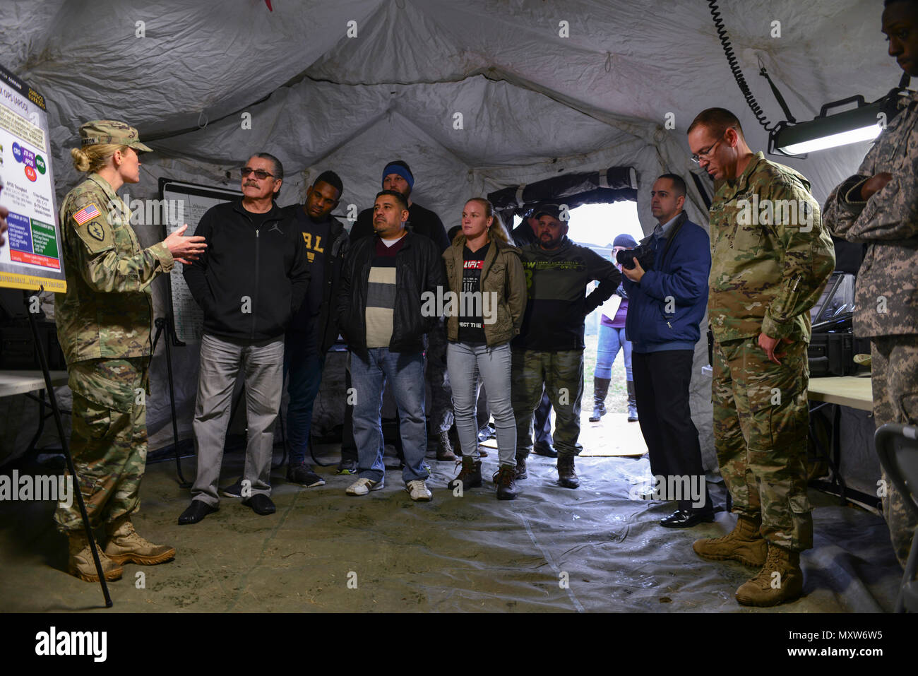 UFC fighters Ben Rothwell, Valentina Shevchenko, and Lorenz Larkin meet ...
