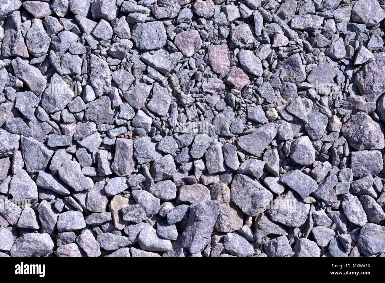 texture of small gray stones close-up macro Stock Photo - Alamy