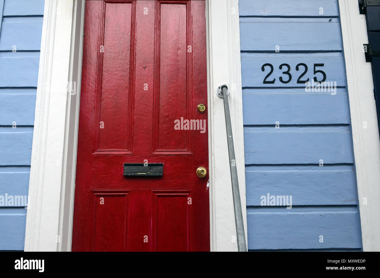 Various colors, textures and architecture around New Orleans, Louisiana Stock Photo