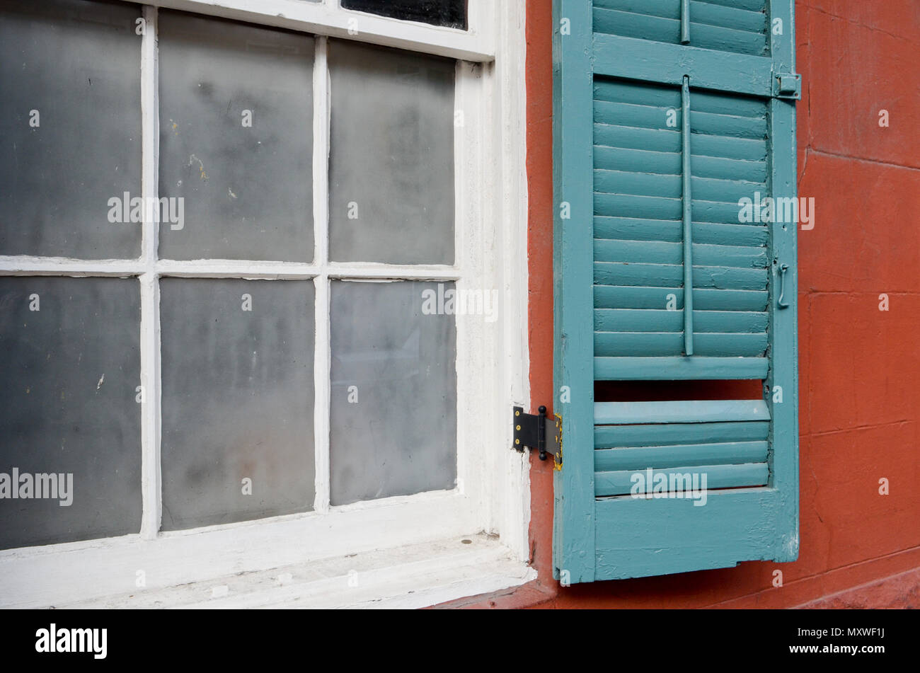Various colors, textures and architecture around New Orleans, Louisiana Stock Photo
