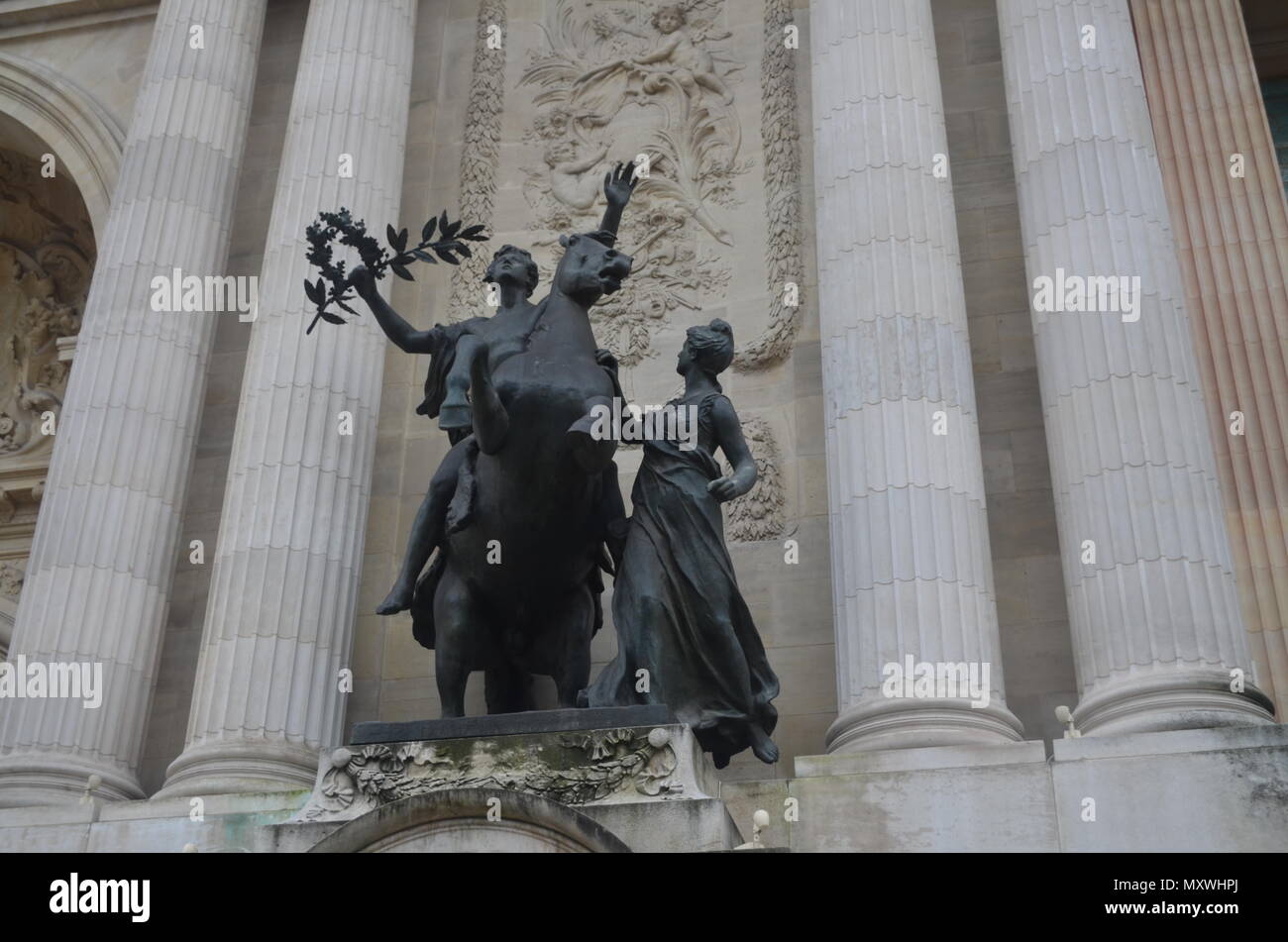 Paris Statue Stock Photo