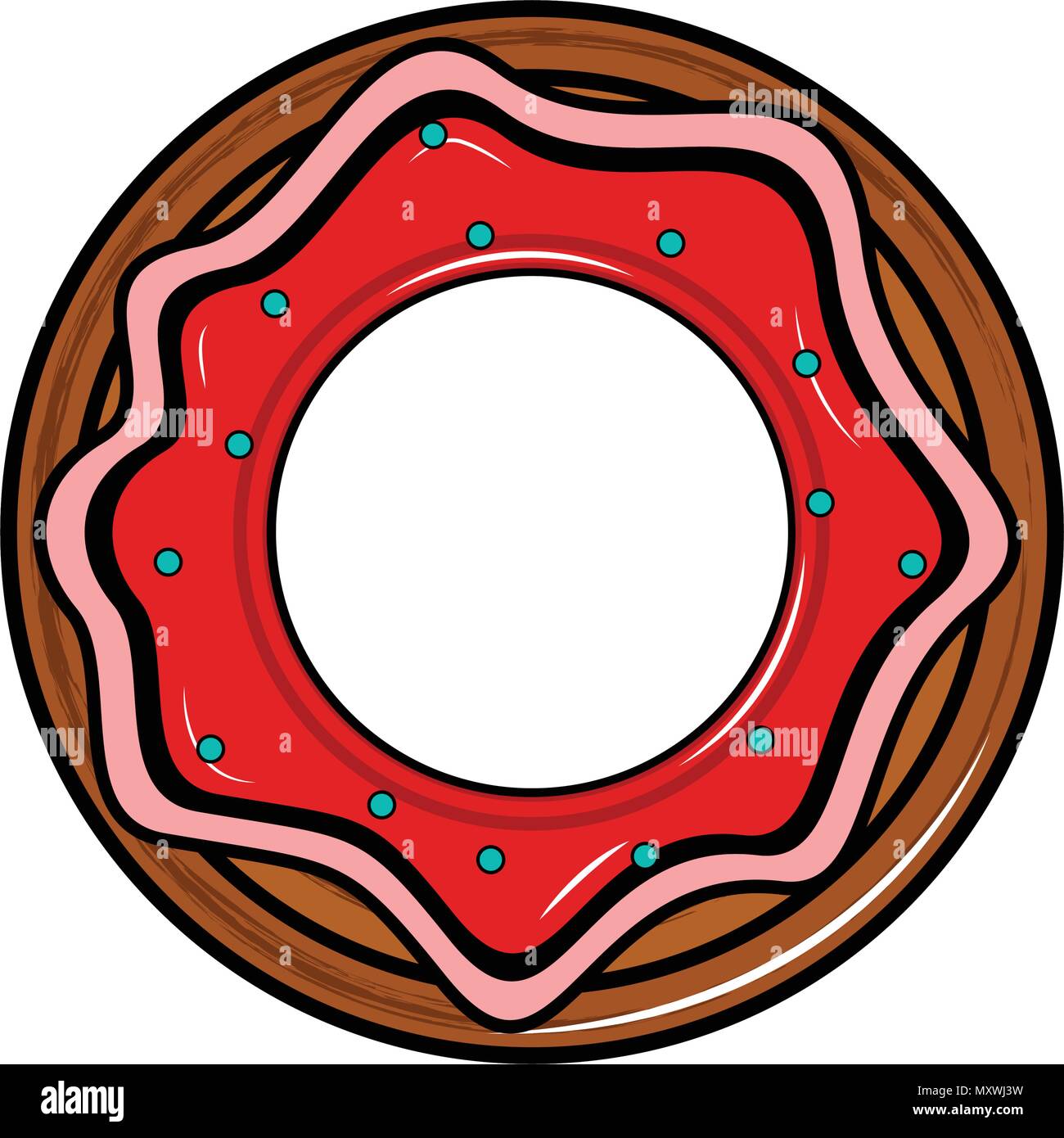 Isolated donut icon Stock Vector Image & Art - Alamy