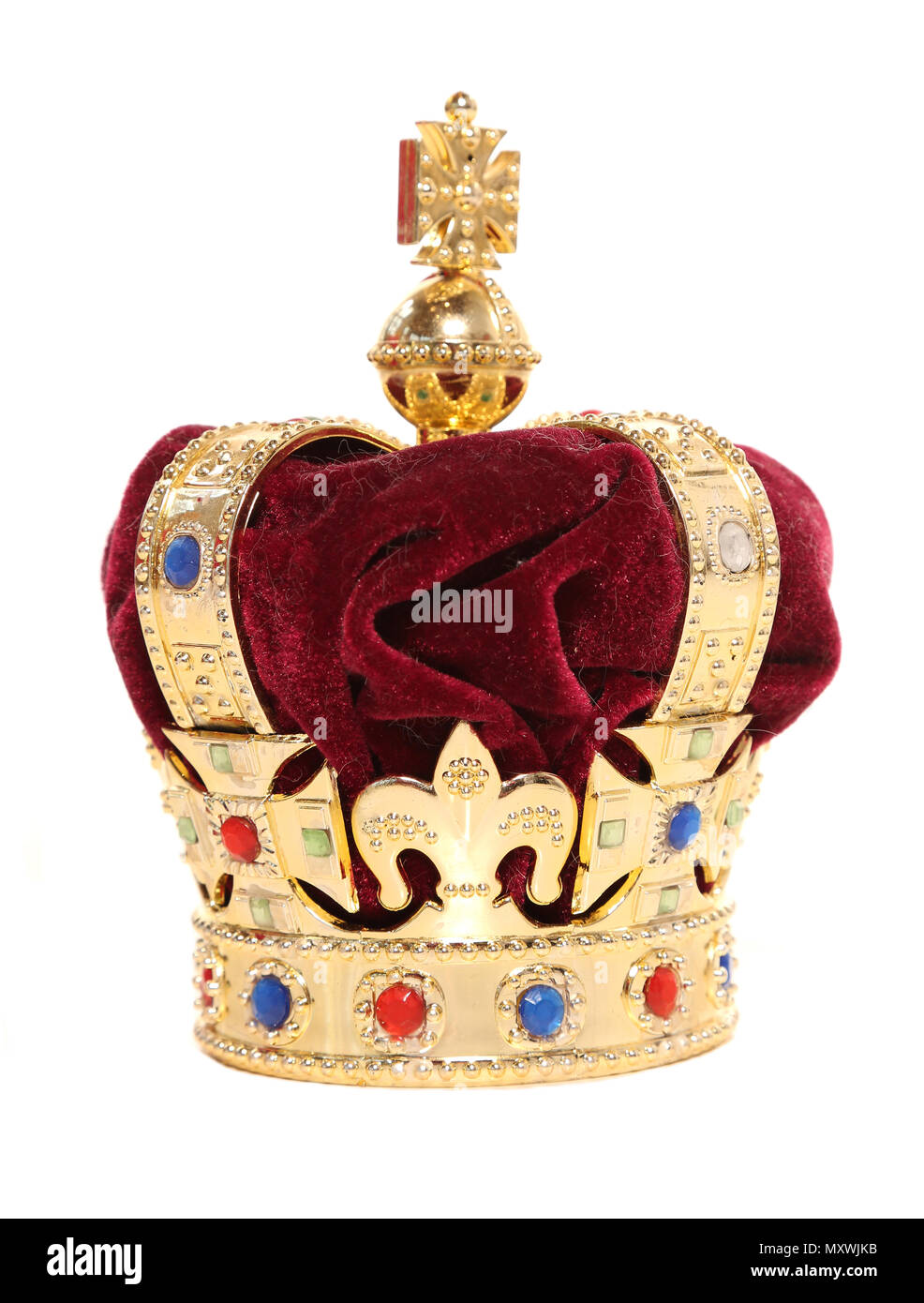 toy crown for dressing up role play cut out Stock Photo