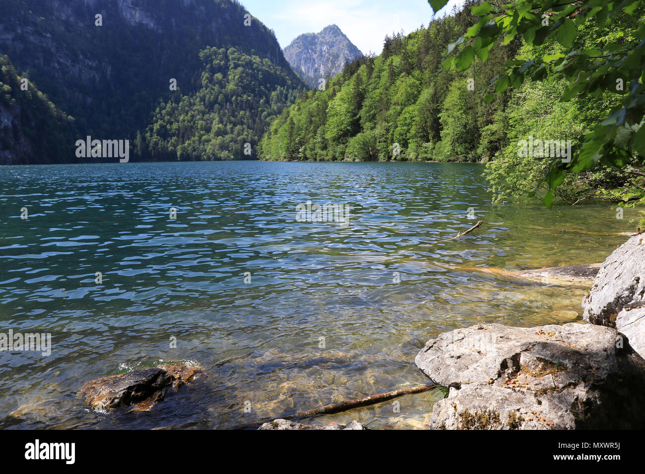 Lake Königssee, Bavaria, Germany Stock Photo