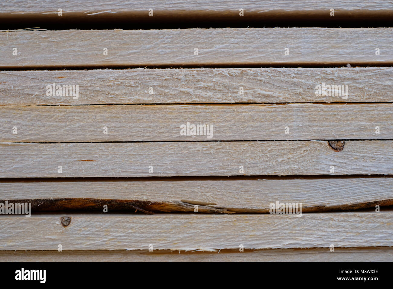 construction wood  - wooden texture - boards and planks - Stock Photo