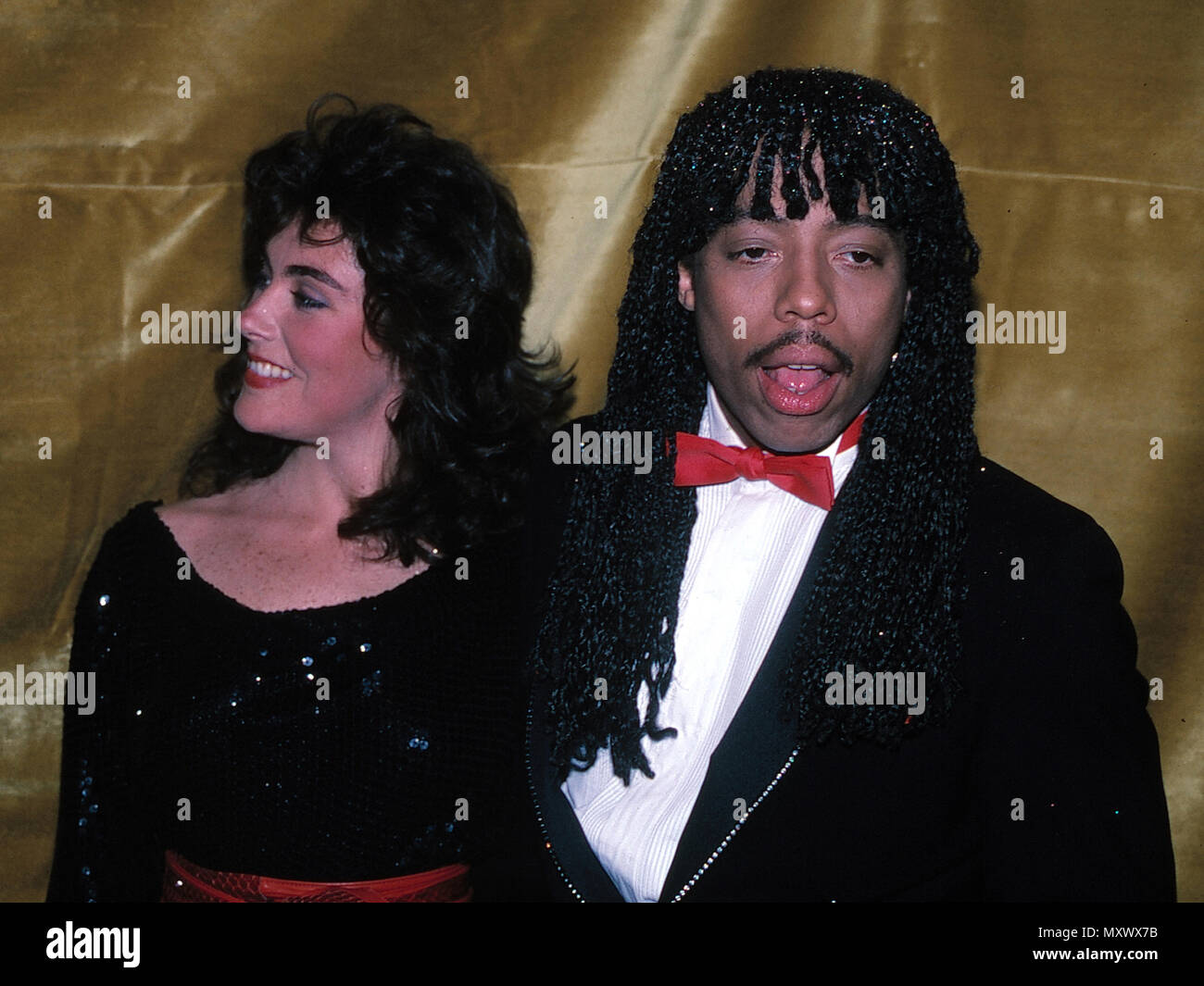 Rick James and Laura Branigan attending the Urban Contemorary