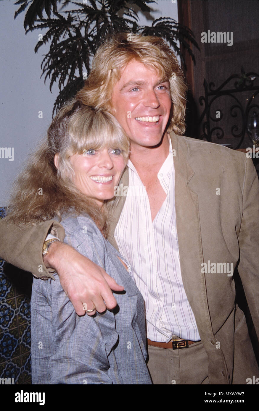 Jeff Conaway & Rona Newton John in Los Angeles. Credit: Walter McBride/MediaPunch Stock Photo