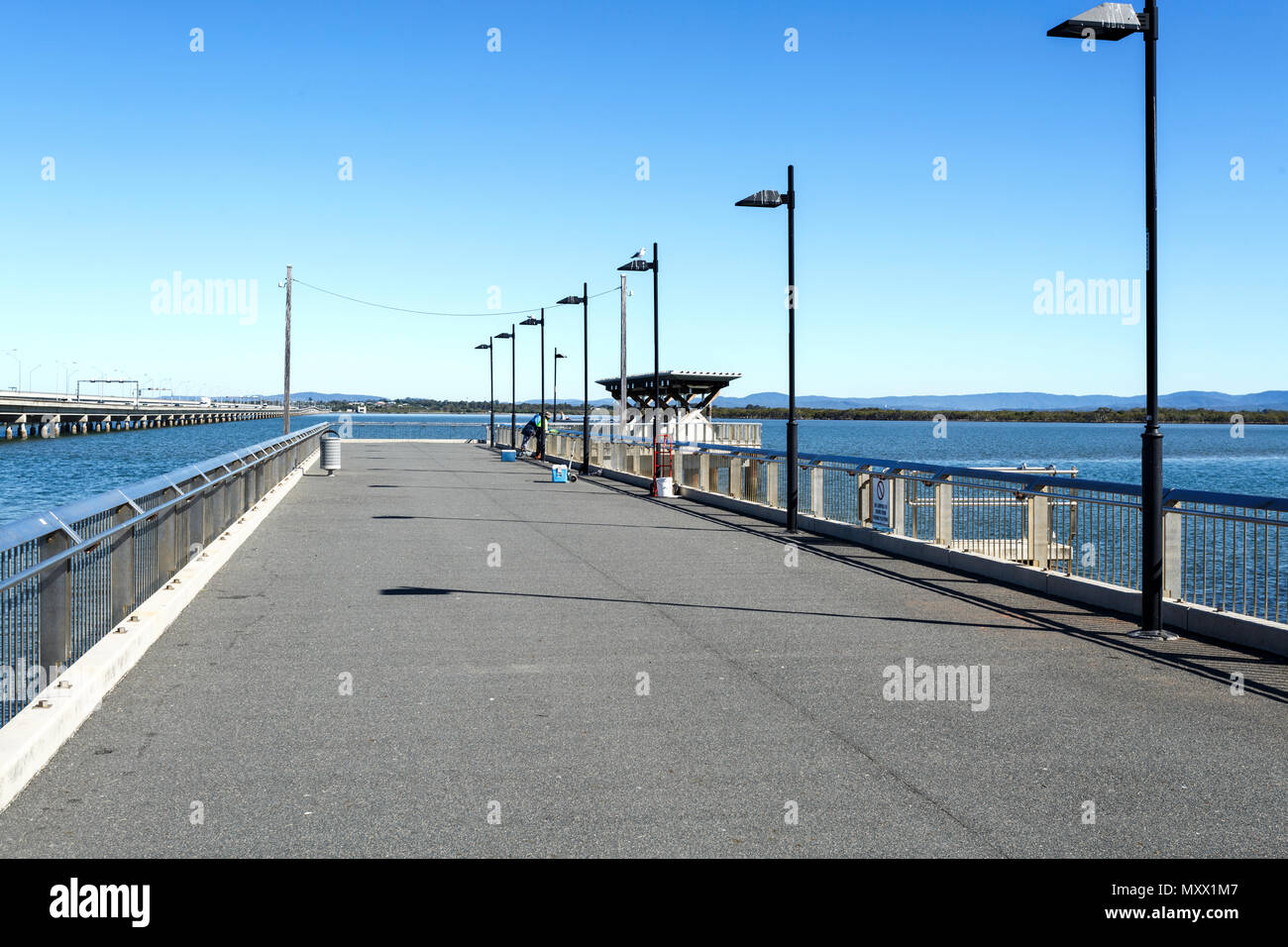 Redcliffe Bridge View of the Hays Inlet Fishing and Recreation Platform located at the ...
